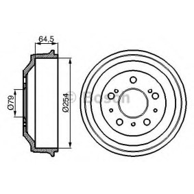 Comprar Tambor de freno de BOSCH 0 986 477 098 a bajo precio de 58,89 €