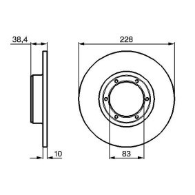 Compre Disco de travão da BOSCH 0 986 478 103 a um preço baixo por 18,22 €