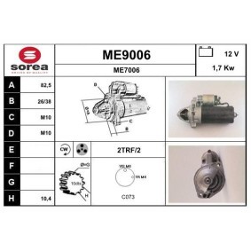 Anlasser ME9006 von SNRA günstig für 149,23 € online kaufen