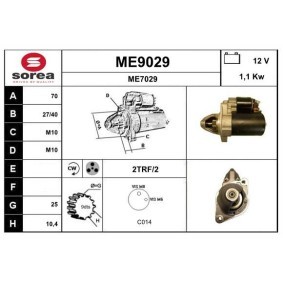 Anlasser ME9029 von SNRA günstig für 165,27 € online kaufen