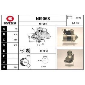 Anlasser NI9068 von SNRA günstig für 166,85 € online kaufen