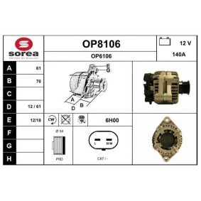 Køb Generator af SNRA OP8106 til den lave pris 1899,58 DKK
