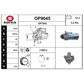 Anlasser OP9045 von SNRA günstig für 183,96 € online kaufen