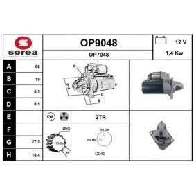 Anlasser OP9048 von SNRA günstig für 232,75 € online kaufen