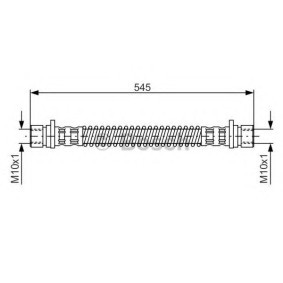 Bremsschlauch 1 987 476 594 von BOSCH günstig für 16,90 € online kaufen