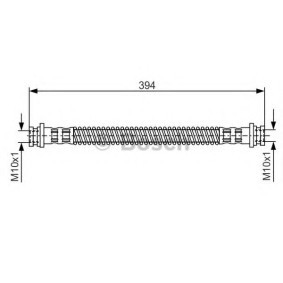 Bremsschlauch 1 987 481 123 von BOSCH günstig für 23,67 € online kaufen
