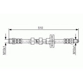 Bremsschlauch 1 987 481 157 von BOSCH günstig für 17,02 € online kaufen