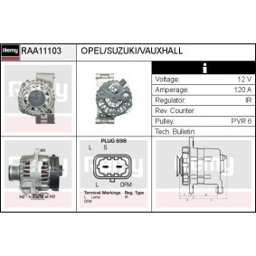 Lichtmaschine RAA11103 von DELCO REMY günstig für 173,55 € online kaufen