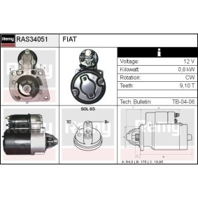 Anlasser RAS34051 von DELCO REMY günstig für 108,81 € online kaufen