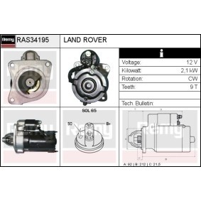 Compre Motor de arranque de DELCO REMY online para 88/109 Mk2A SUV a preços moderados