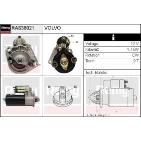 Anlasser RAS38021 von DELCO REMY günstig für 105,10 € online kaufen