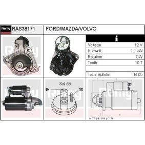 Anlasser RAS38171 von DELCO REMY günstig für 97,30 € online kaufen
