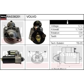 Anlasser RAS38201 von DELCO REMY günstig für 114,85 € online kaufen