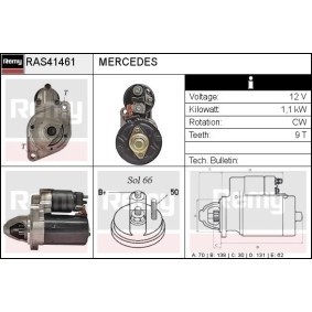 Anlasser RAS41461 von DELCO REMY günstig für 101,73 € online kaufen