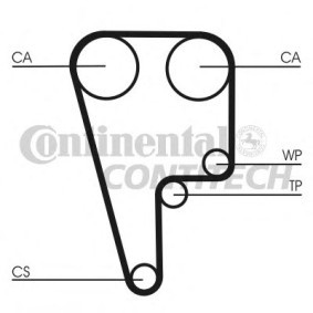 Comprar Kit de correa de distribución de CONTITECH CT1006K1 a bajo precio de 72,92 €