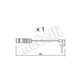 Warnkontakt, Bremsbelagverschleiß SU.011 von METELLI günstig für 2,82 € online kaufen
