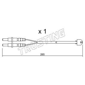Warnkontakt, Bremsbelagverschleiß SU.053 von TRUSTING günstig für 44,67 € online kaufen