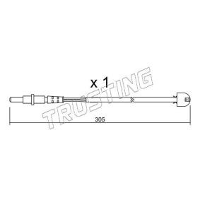 Warnkontakt, Bremsbelagverschleiß SU.098 von TRUSTING günstig für 44,33 € online kaufen