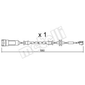 Warnkontakt, Bremsbelagverschleiß SU.145 von METELLI günstig für 12,83 € online kaufen