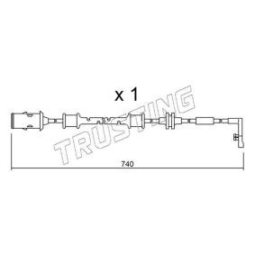 Warnkontakt, Bremsbelagverschleiß SU.318 von TRUSTING günstig für 48,73 € online kaufen