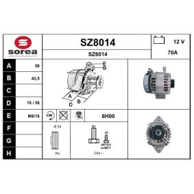 Lichtmaschine SZ8014 von SNRA günstig für 347,80 € online kaufen