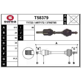 Compre Veio de transmissão da EAI T58379 a um preço baixo por 115,79 €