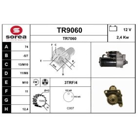 Anlasser TR9060 von SNRA günstig für 99,03 € online kaufen