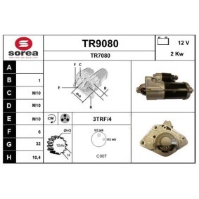 Anlasser TR9080 von SNRA günstig für 203,01 € online kaufen