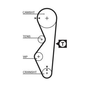 Achetez des Courroie de distribution de chez GATES en ligne pour SAMARA (2108, 2109, 2115, 2113, 2114) à prix modérés