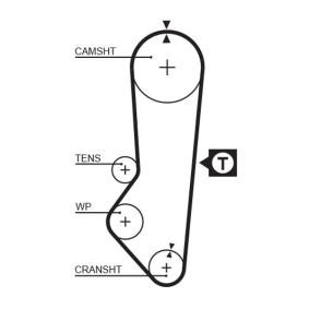 Compre Correa de distribución de GATES online para Escort Mk5 Cabrio (ALL) a precios moderados