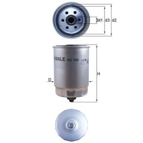 Kraftstofffilter KC 104 von KNECHT günstig für 52,43 € online kaufen