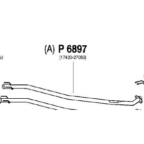 Kjøp Eksosrør fra VEGAZ på nett for RAV 4 II (CLA2_, XA2_, ZCA2_, ACA2_) til moderate priser