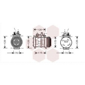 Acquista Compressore aria condizionata da VAN WEZEL online per 7 (E32) a prezzi moderati