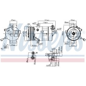Klimakompressor 890667 von NISSENS günstig für 347,82 € online kaufen