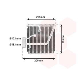 Acquista Evaporatore climatizzatore da VAN WEZEL 2500V198 a buon mercato per soli 130,18 €