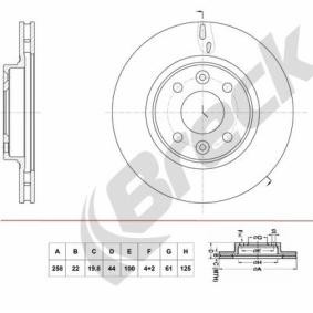 Achetez des Disque de frein BRECK BR 436 VA100 à prix pour 40,56 €
