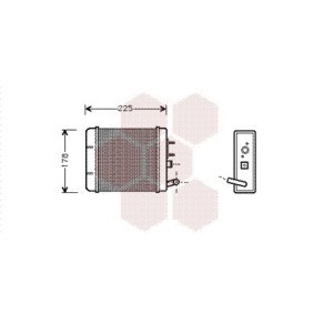 Compre Radiador de calefacción de VAN WEZEL online para Marbella Hatchback (28) a precios moderados