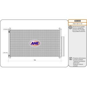 Klimakondensator 43655 von AHE günstig für 203,31 € online kaufen