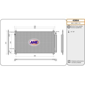 Acquista Condensatore climatizzatore da AHE 43664 a buon mercato per soli 110,83 €