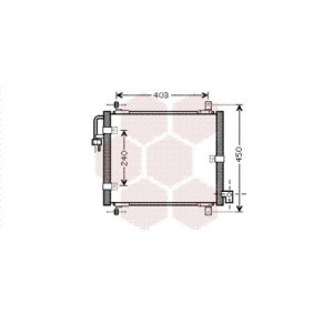 Acquista Condensatore climatizzatore da VAN WEZEL 83005101 a buon mercato per soli 164,66 €