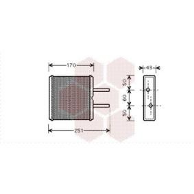 Comprar Radiador de calefacción de VAN WEZEL 83006046 a bajo precio de 19,99 €