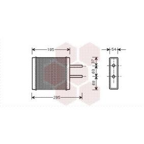 Achetez des Radiateur de chauffage VAN WEZEL 83006047 à prix pour 49,34 €