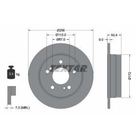 Bremsscheibe 92059500 von TEXTAR günstig für 25,27 € online kaufen