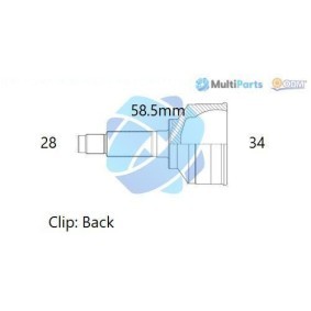 Gelenksatz, Antriebswelle 12-161965 von ODM-MULTIPARTS günstig für 55,31 € online kaufen