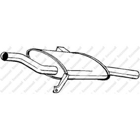 Compre Silenciador de escape de BOSAL online para SUNNY II Hatchback (N13) a precios moderados