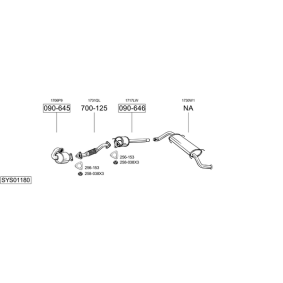 Acquista Silenziatore anteriore da BOSAL 171-697 a buon mercato per soli 65,49 €