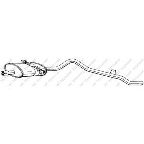 Compre Panela de escape de BOSAL online para VANETTE Autocarro (C22) a preços moderados