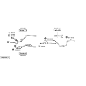 Acquista Tubo di scarico da BOSAL online per LANTRA II Wagon (J-2) a prezzi moderati