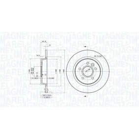 Bremsscheibe 360406059601 von MAGNETI MARELLI günstig für 63,68 € online kaufen