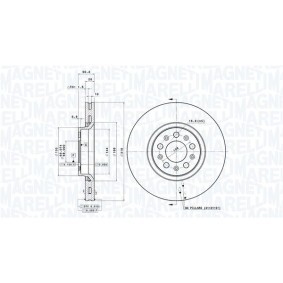 Bremsscheibe 360406089401 von MAGNETI MARELLI günstig für 134,80 € online kaufen
